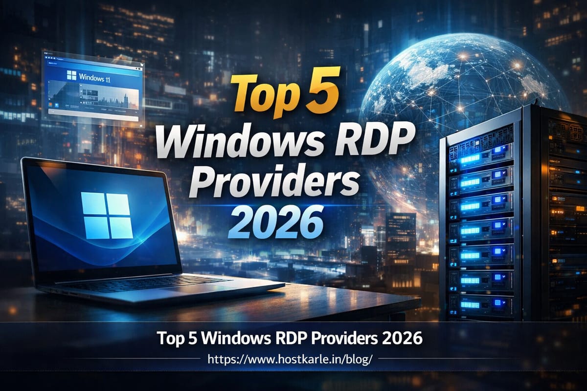 Top 5 Windows RDP Providers 2026 - HostKarle